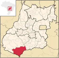 Location in Goias state