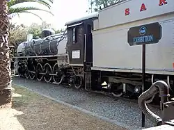 Class 19D steam locomotive on display