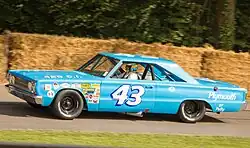 Richard Petty's 1967 Plymouth Belvedere at the Goodwood Festival of Speed in 2014