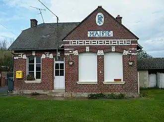 The town hall in Grécourt