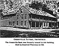 Greenville Tavern ca. 1900. The front part of the tavern is demolished and only one back ell survives today