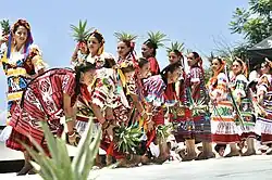 Baile Flor de Piña, a traditional dance evoking the delicate of pineapple blossoms