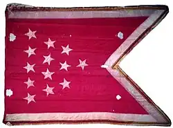 Guidon of the company B, 2nd Florida Cavalry Regiment