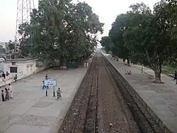 View From the cross over bridge, Gujrat Railway Station