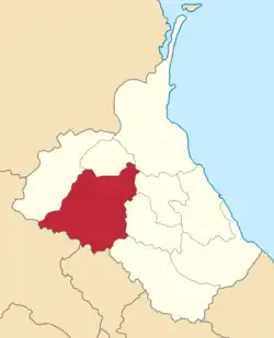 Location in the Dagestan Oblast