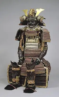 Hon kozane dou (dō) gusoku with a medieval revival style, Edo period, 19th century, Tokyo National Museum