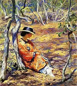 In the oak grove, 1919