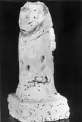 Gypsum statuette from the tomb of the Jawan girl