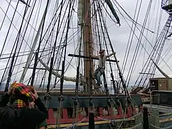 Bounty's crew in Greenock, Scotland