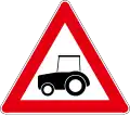A30 Agricultural vehicle crossing ahead