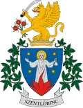Official logo of Szentlőrinc District