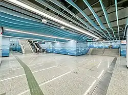 Transfer level between the two lines