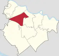 Location within Jinnan District