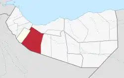 Location of Hargeisa City, Maroodi Jeex, Somaliland