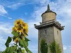 The water tower at Harkness Memorial State Park