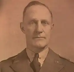 Head and shoulders portrait of Brigadier General Harry Chamberlin as commander of the 4th Cavalry Brigade in 1941
