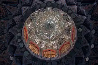 Interior of a ceiling in Hasht Behesht