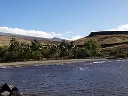 Puʻukohola Heiau view from the beach