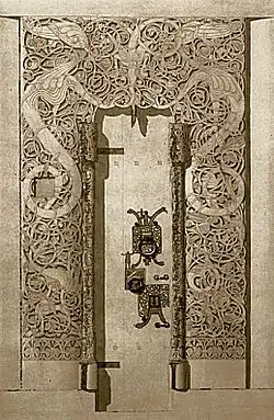 Wood carving, Hedal Stave Church (12th century)