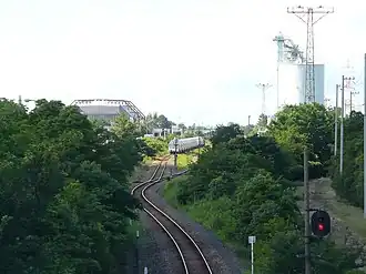 An image of Hekinanshi freight yard.
