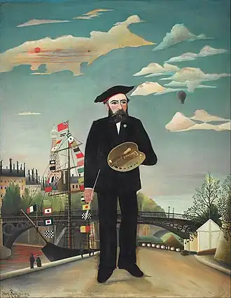 Self-portrait, Henri Rousseau, 1890
