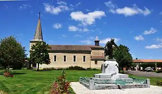 Church and war memorial