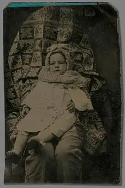 Rare example of hidden father portrait