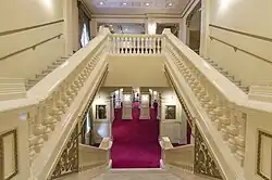 Staircase from first floor landing