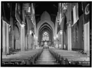 Interior of the Episcopal Cathedral of St. Paul, Buffalo, New York, 1888–89.