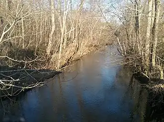 Holly Creek in Murray County, Georgia U.S.A.