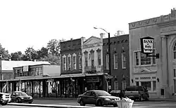 Business district of Holly Springs