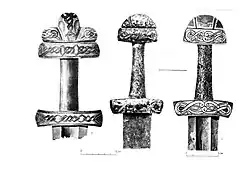 Reconstruction of sword hilts. IX-X centuries