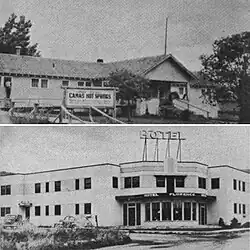 Hotels in Hot Springs, Montana c. 1947