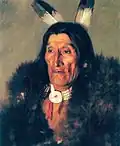 Hubert Vos- Sioux Chief In Buffalo Robes