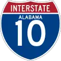 Interstate 10 marker