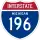 Interstate 196 marker