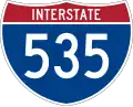 Interstate 535 marker