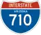 Interstate 710 marker