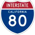 Interstate 80 marker