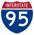 Interstate 95 marker