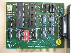 ISA card with one 25-pin COM port