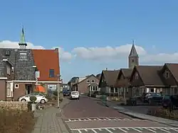 The two church towers of IJsselmuiden