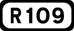 R109 road shield}}
