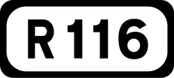 R116 road shield}}
