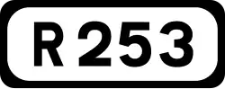 R253 road shield}}
