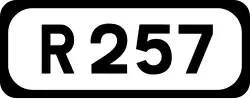R257 road shield}}