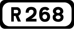 R268 road shield}}