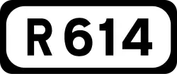 R614 road shield}}