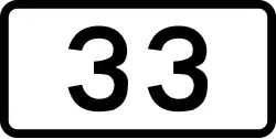 Route 33 shield}}