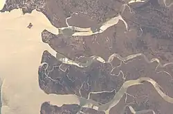 View of western Pyinsalu subtownship from the International Space Station